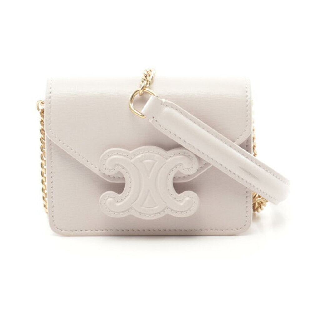 Celine Triomphe Shoulder Bag pink leather - Picture 1 of 5